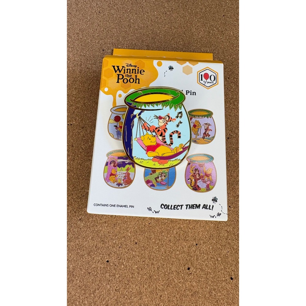 Disney Winnie the Pooh Character Honey Pot Pin- Tigger & Pooh